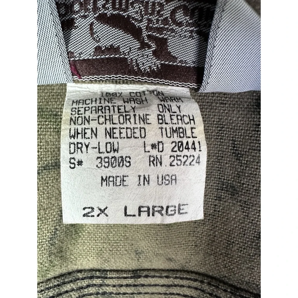 Vtg The Sportsmans Guide Camo Advantage  Hunting Long Sleeve Shirt Men's 2xl USA